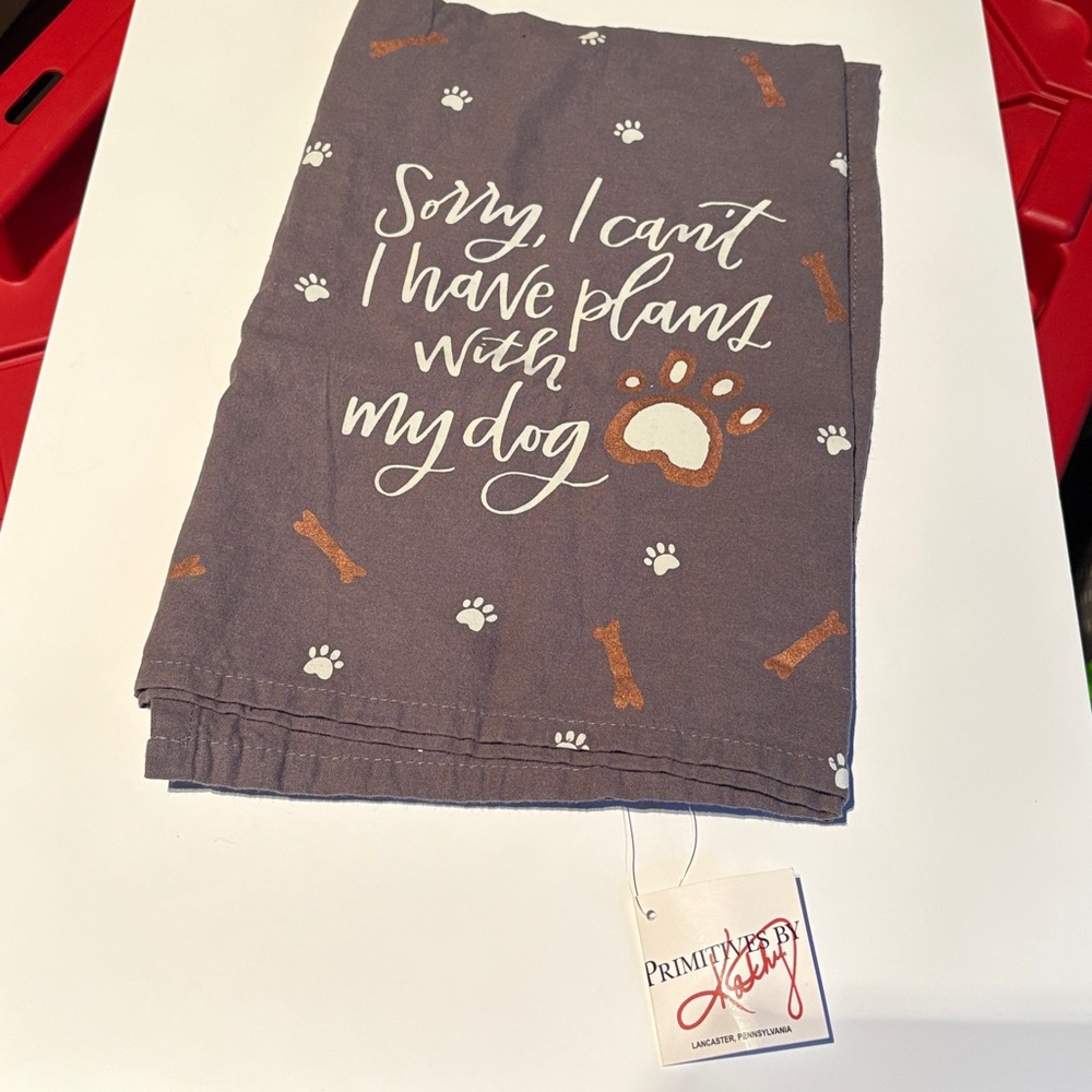 Primitive by Kathy sorry I can’t. I have plans with my dog tea towel. BNWT